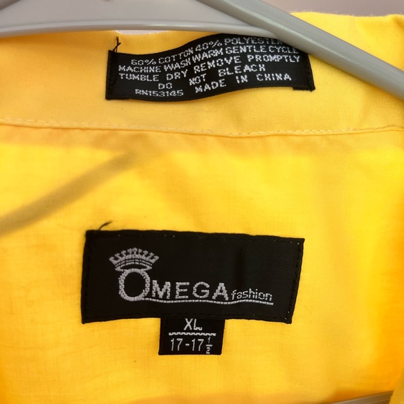 Nice yellow shirt, short sleeve size XL - Picture 2 of 2